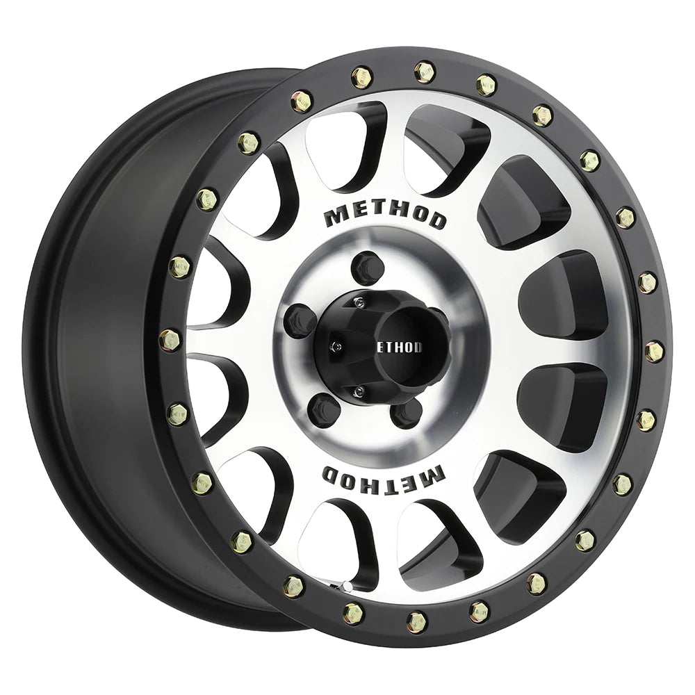 Method MR305 Machined - Matte Black Lip- The Wheel Zone