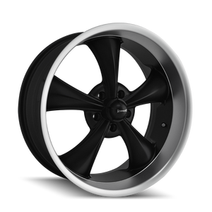 Ridler 695MB Matte Black / Machined Lip- The Wheel Zone