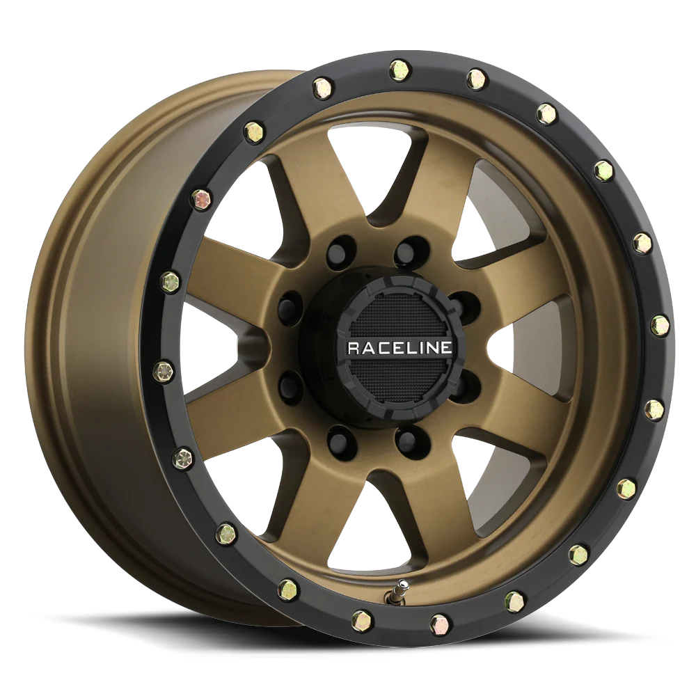 Raceline Defender 935BZ Bronze - Black Lip- The Wheel Zone