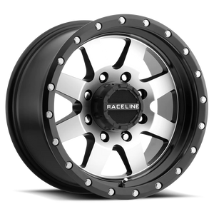 Raceline Defender 935M Machined - Black Lip- The Wheel Zone