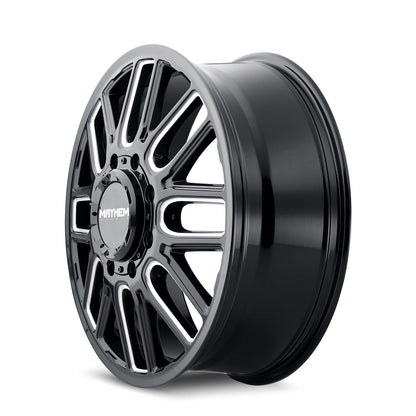 Mayhem Cogent Dually 8107 Gloss Black / Milled Spokes- The Wheel Zone