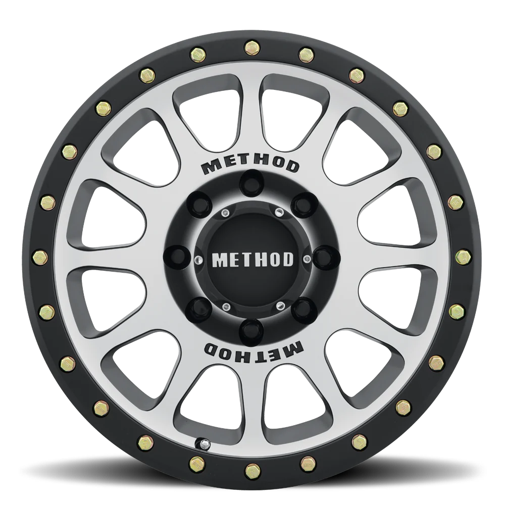 Method MR305 Machined - Matte Black Lip- The Wheel Zone