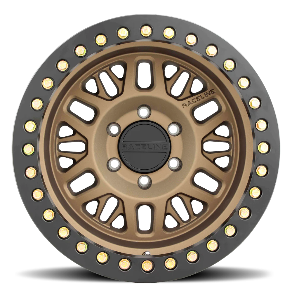 Raceline RT951BZ Ryno Textured Bronze - Black Lip- The Wheel Zone