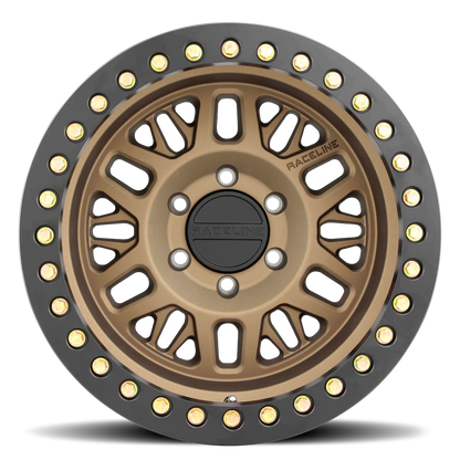 Raceline RT951BZ Ryno Textured Bronze - Black Lip- The Wheel Zone