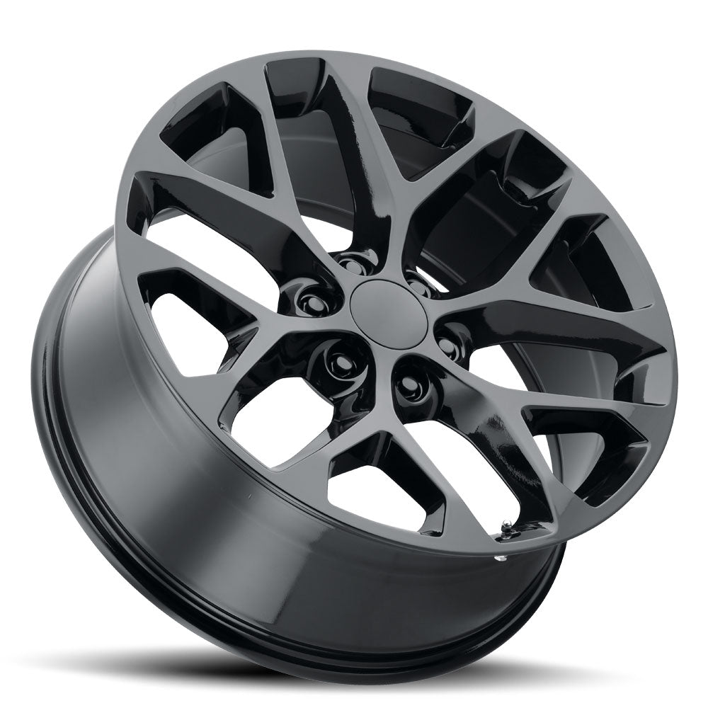 Voxx Snowflake Gloss Black- The Wheel Zone